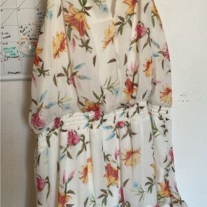 J for Justify Floral Ruffle Dress